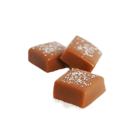 All natural sea salt caramels that melt in your mouth